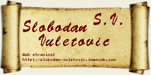 Slobodan Vuletović vizit kartica